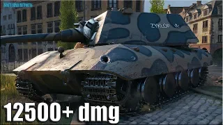 За такой бой можно и ТРИ ОТМЕТКИ ✅ 12500 урона ✅ World of Tanks E 100 лучший бой