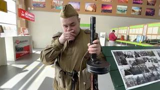 Выставка вооружения Великой Отечественной войны ППШ в деталях Пистолет Пулемёт Шпагина Судаева