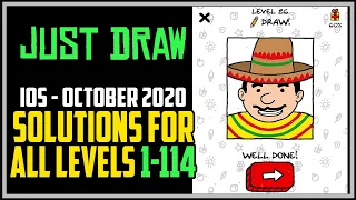 Just Draw All Levels Solutions Walkthrough (iOS)