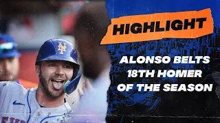 Alonso Belts 18th Home Run of the Season