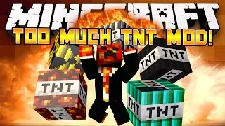 Minecraft Mods: Too Much TNT Mod! - (Mod Showcase Minecraft)