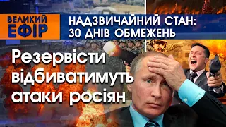 Надзвичайний стан: 30 днів обмежень. Резервісти відбиватимуть атаки росіян | PTV.UA
