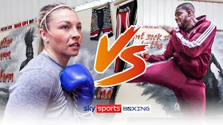 BOXING VS TAEKWONDO! 👊 | Kicking & Punching challenge | Lauren Price vs Lutalo Muhammad