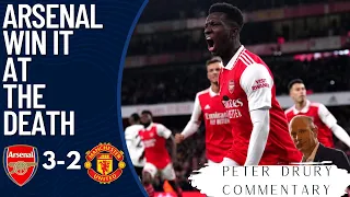 Arsenal vs Manchester United (3-2) | Amazing Commentary by Peter Drury | GUNNERS GO 5 POINTS CLEAR