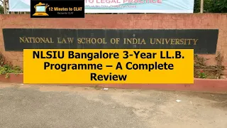 NLSIU Bangalore 3-Year LL.B. Course I Complete Analysis I Keshav Malpani