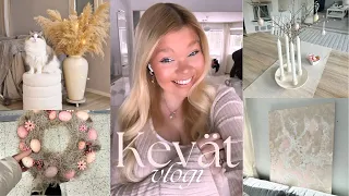 KEVÄT VLOGI | Maalataan & sisustetaan koti Kevääseen ! 💗✨🌸