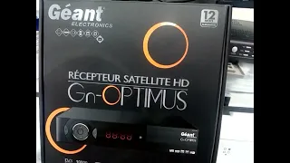 الشرح 2 جهاز GEANT OPTIMUS HD FULLطريقة تفعيل السرفير المجاني Alfa عامين لهادا التحفة ترح مبسط