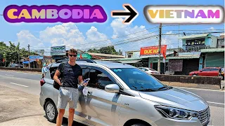 Taking A TAXI From Cambodia To Vietnam! - Most Convenient Way To Travel From Phnom Penh To Saigon?