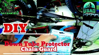 DIY DOWN TUBE PROTECTOR | CHAIN  GOURD | PANG kotse pwede Kaya?