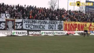 Sandecja Nowy Sącz & KORONA KIELCE vs Polonia Bytom - relacja z wyjazdu (30.03.2013 r.)