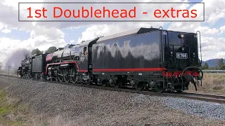 Steam locomotives R766-5917 Historic doubleheader extras Aug 2022