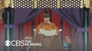 Japan's Emperor Naruhito takes the throne