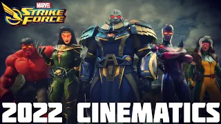 ALL CINEMATICS (2022) | MARVEL STRIKE FORCE - MSF