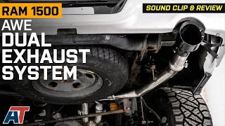 2009-2018 5.7L RAM 1500 AWE Dual Exhaust System Rear Exit Review & Sound Clip