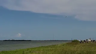 SpaceX Falcon 9 Booster Landing and Sonic Booms - Transporter 5