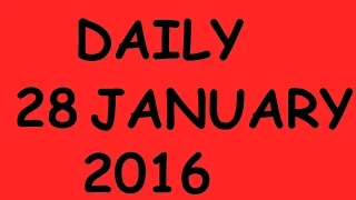 Daily Tarot Reading for 28 January 2016