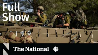 CBC News: The National | Israel-Hamas war, Lebanon evacuation, Pride tape