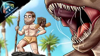 SURVIVRE AVEC UN SAUVAGE SUR ARK : SURVIVAL ASCENDED !! (ft. Ninjaxx)