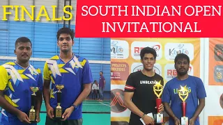 GANESH/ARJUN Vs SARAVANAN/PURUSHOTHAMAN: FINALS: SOUTH INDIAN OPEN INVITATION BADMINTON TOURNAMENT