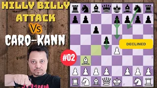 Attacking Chess Gambit - 9 (Hilly Billy Declined)