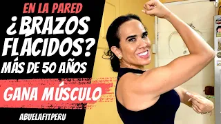 ADIÓS FLACIDEZ, PON DUROS TUS BRAZOS EN LA PARED #abuelafitperu #fitness #brazos #flacidez #motivasi