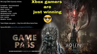 Wo Long Fallen Dynasty gets amazing critic reviews Xbox Gamepass gamers are just winning right now
