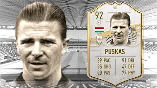 FIFA 21: FERENC PUSKAS 92 ICON PLAYER REVIEW I FIFA 21 ULTIMATE TEAM