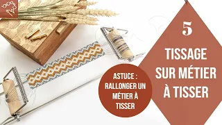 Utiliser un Métier à Tisser des perles pour faire un Bracelet Miyuki - rallonger un métier à tisser