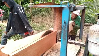 gesek kayu mahoni buat papan 3x20x2m mantap buat bahan pintu