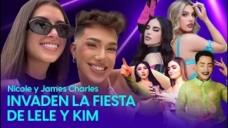 ¿QUÉ PASO EN LA FIESTA DE LELE Y KIM? | 24 HS CON NICOLE GARCÍA Y JAMES CHARLES