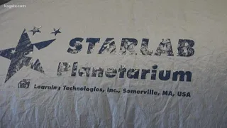 Starlab Planetarium stops by Bryan Library