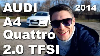 ОБЗОР АУДИ А4 2014 года TFSI 2 0 литра 225 л с