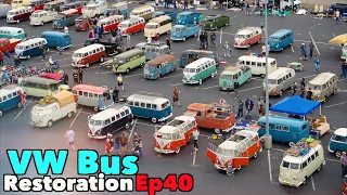 VW Bus Restoration - Episode 40 - OCTO Bus Show and Kona fans! | MicBergsma