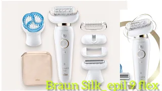 BRAUN Silk_epil 9 Flex kutu açılımı Epilatör markalarının en iyisiDuşta kullanılabilir epilatör✅