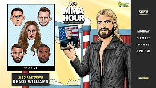 The MMA Hour: Dustin Poirier, Alex Volkanovski, Michael Chandler, Miesha Tate, more | Nov. 15, 2021