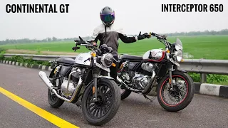 Continental GT vs Interceptor 650 Comparison | Acceleration Test