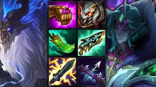 BEL'VETH & AURELION SOL DOUBLE CARRY FULL THREAT COMP FLANCY TEAMFIGHT TACTICS TFT TCL IONIA SERVER