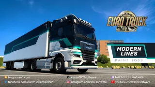 Euro Truck Simulator 2: Modern Lines Paint Jobs Pack
