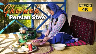 Daily routine village life in IRAN | Cooking Persian Stew | Rural Lifestyle