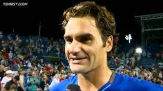 Federer Tops Del Potro In Cincinnati Tuesday Night Highlights