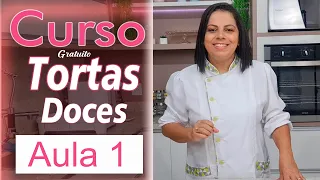 CURSO GRATUITO DE TORTAS DOCES  AULA 1 @PARISCAKEDESIGNER