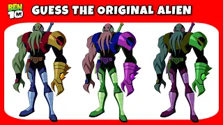 GUESS THE REAL ALIEN || BEN 10 QUIZ || TELUGU_TOONQUIZ....