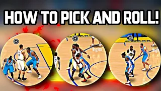 HOW TO SET THE PICK AND ROLL IN NBA LIVE MOBILE SEASON 5 | TIPS AND TRICKS