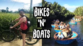 Bike and basket boat tour around Hoi An Vietnam | G Adventures | Indochina Discovery | Natasha Atlas