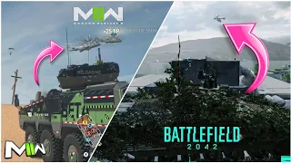 Tank Vs Transport Vehicles Destroy Modern Warfare 2 Vs Battlefield 2042 Comparison