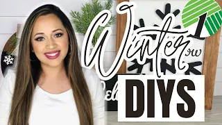 NEW DOLLAR TREE WINTER DIYS