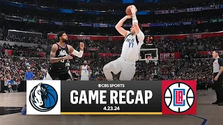 Mavericks RALLY in 4th quarter to EVEN series with Clippers | Game Recap | CBS Sports