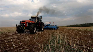 88' Zetor 16145 TI 220 HP + 5m Mandam Gal-K Disc Harrow. Test After Tuning