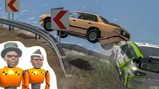 Jumps & Cliff Drops #2 BeamNG Drive MEME Dance coffin