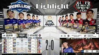 HIGHLIGHT MPL INDONESIA SEASON 10 || REBELION VS ALTER EGO (2-0) HARI KE 3